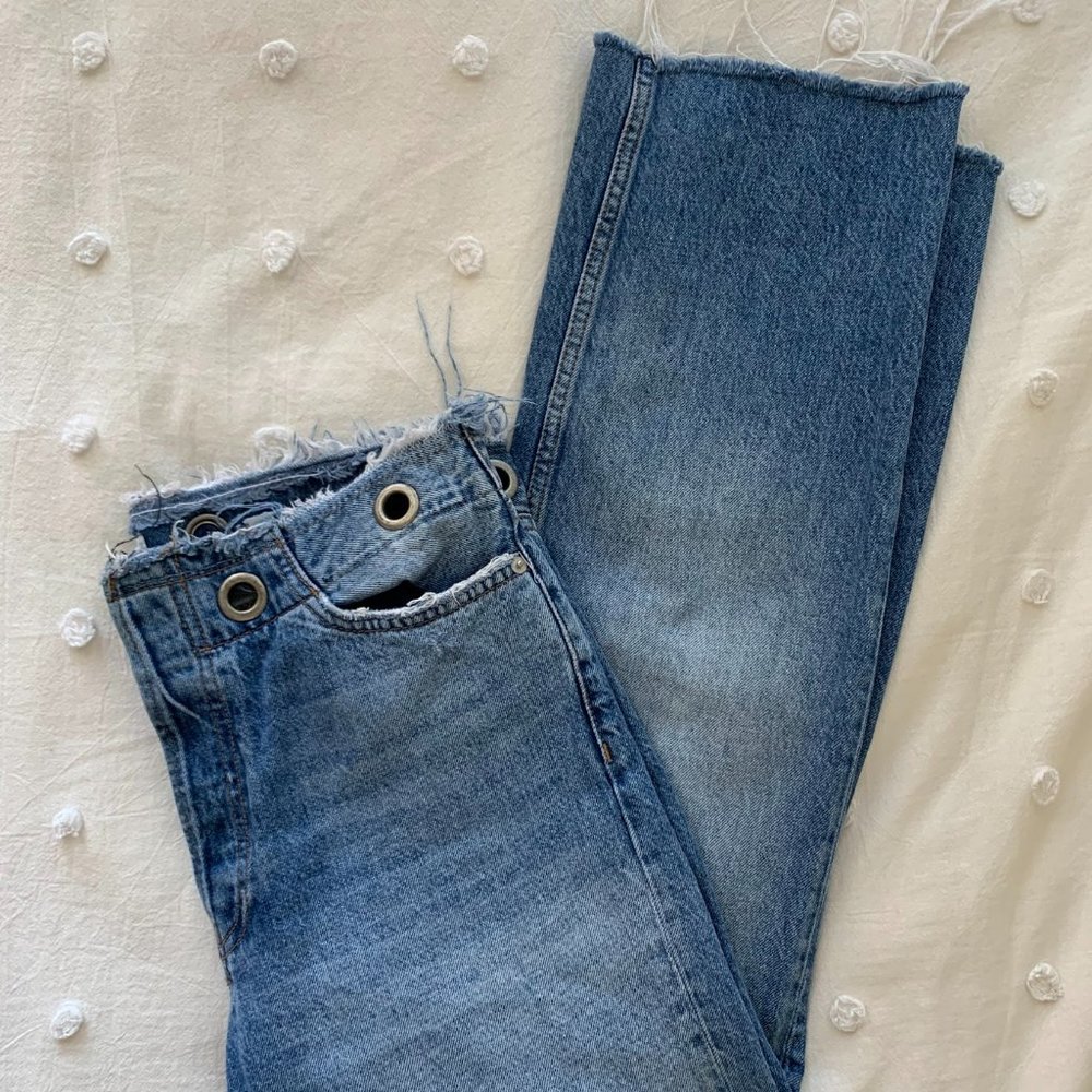 Zara Premium Denim Collection Medium Wash Jeans, size US 6